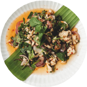 chicken labb salad