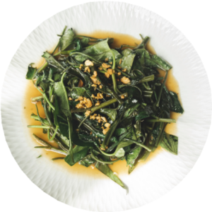 stir fried kangkung
